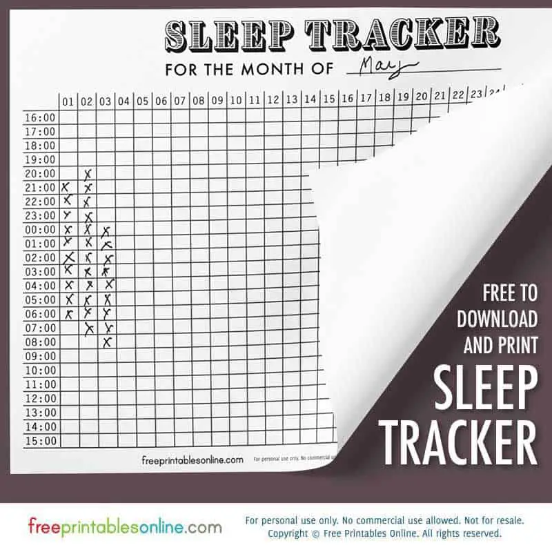Free Printable Sleep Charts