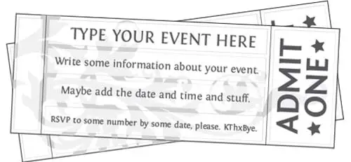 eventbrite printed tickets