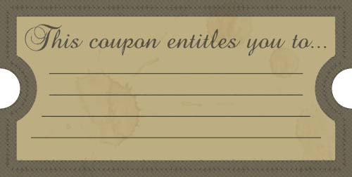 This Coupon Entitles You To... | Free Printables Online