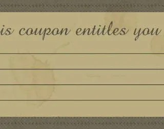This Coupon Entitles You To