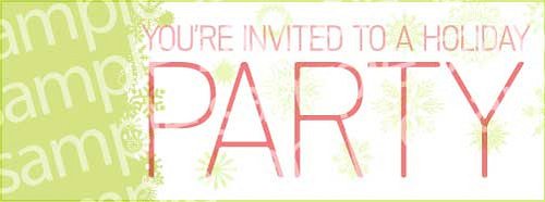 Printable Holiday Party Invitation