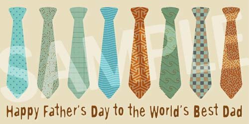 World's Best Dad Father's Day Card