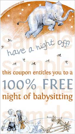 Have a Night Off Printable Babysitting Voucher