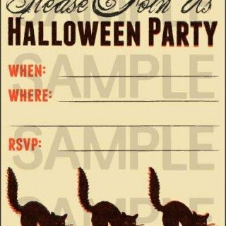 Printable Halloween Party Invitations