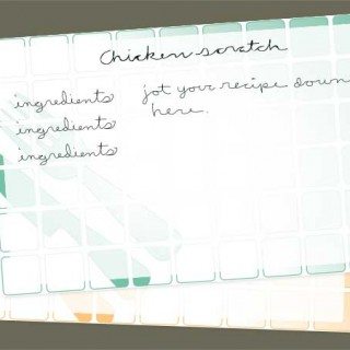Forkery Recipe Card Template