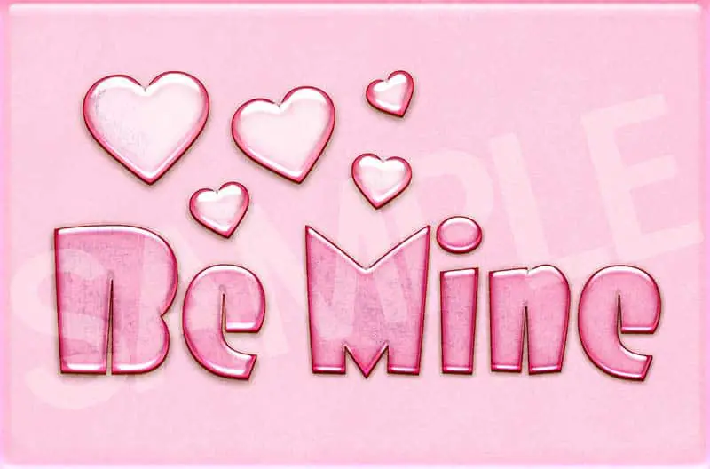 Be Mine Valentine Card