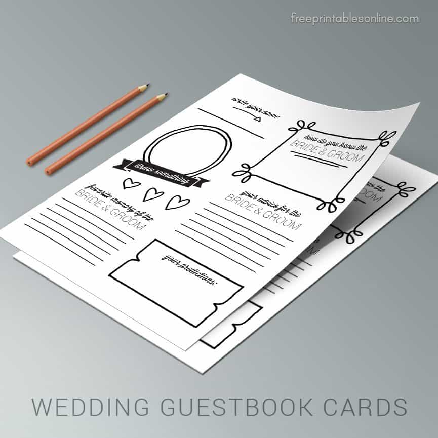 Wedding Guestbook Cards