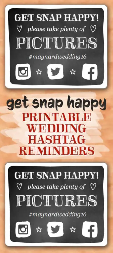 Get Snap Happy Hashtag Cards