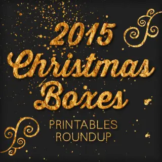 2015 Free Printable Christmas Boxes