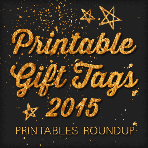2015 Free printable gift tags