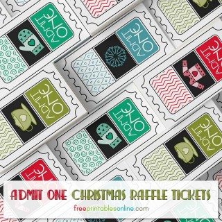 Free Christmas Raffle Tickets