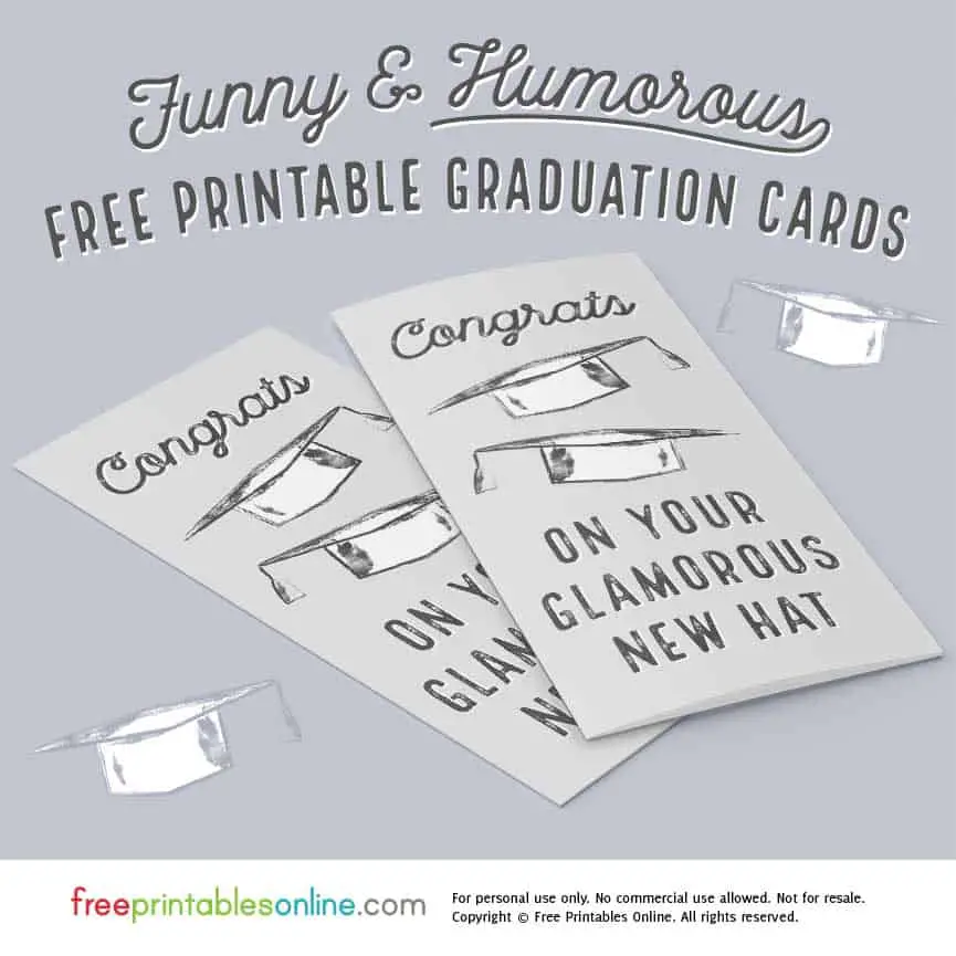 humorous graduation card