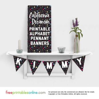 printable pennant banner