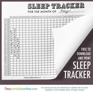 Antique Graph Sleep Tracker