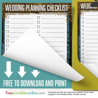 Personalized Wedding Planning Checklist