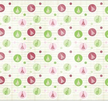 Yuletide Polka Printable Christmas Card
