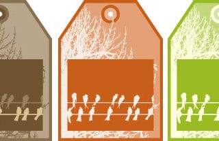 Bird on a Wire Gift Tags