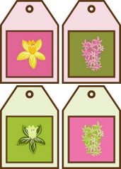 Spring in Session Floral Gift Tags