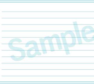 cute double sided 3x5 recipe cards