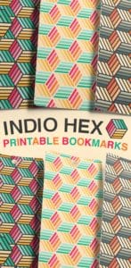Free Printable Indio Hex Bookmarks