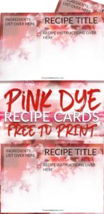 Free Printable 4x6 Recipe Cards