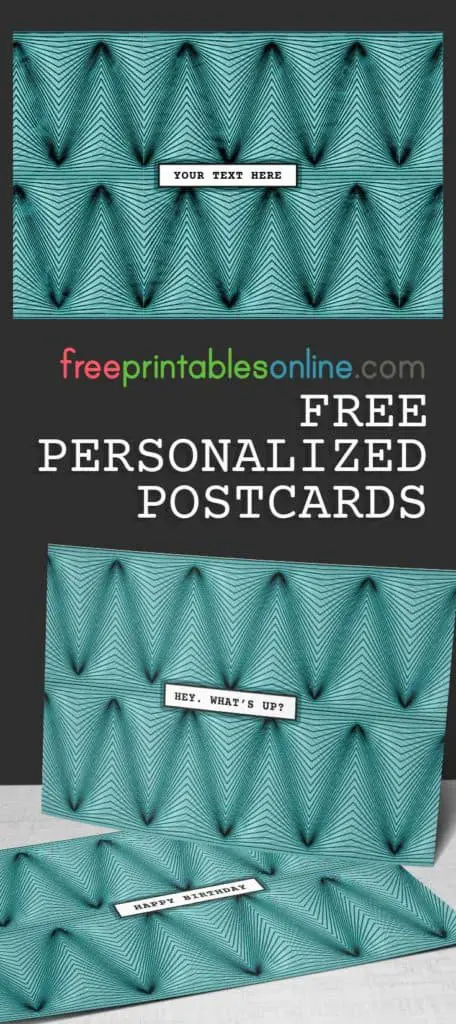 Free Personalized Postcard