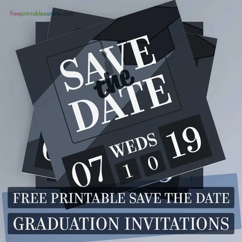 Graduation Save the Date Invitations