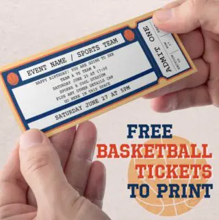 Free Printable Basketball Tickets