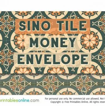 Sino Tile USD Money Envelope
