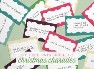 Printable Christmas Charades - Free Printables Online