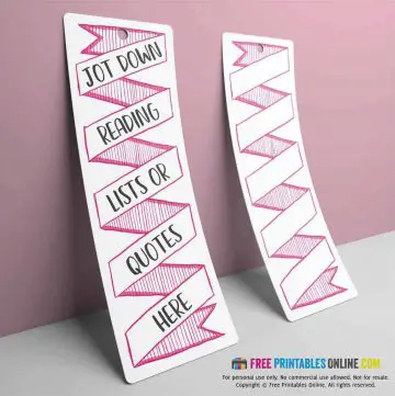 personalized banner bookmark