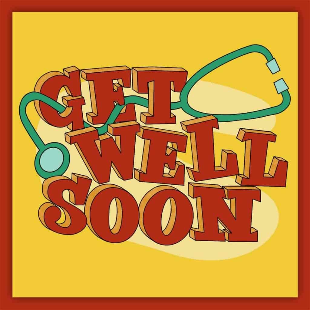 Free printable get well soon card