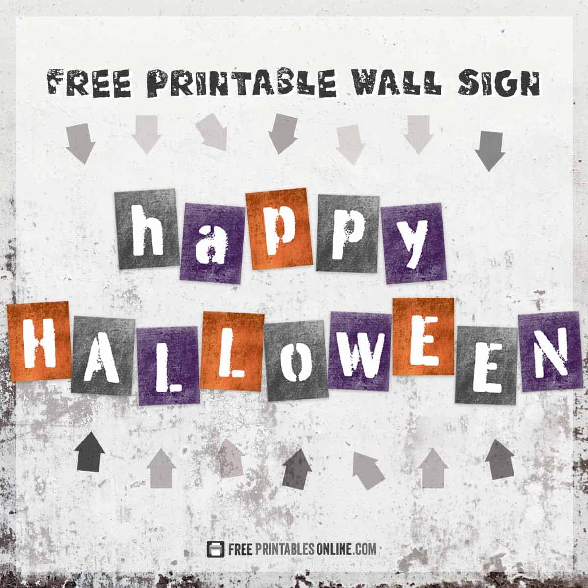 Free Printable Halloween Banner