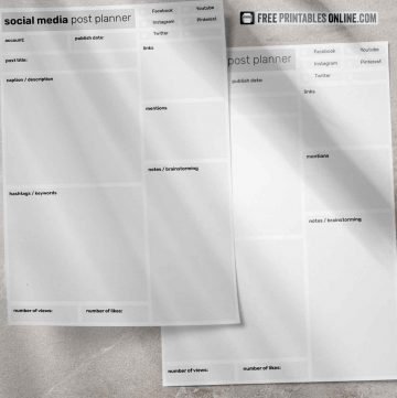 Social Media Post Planner