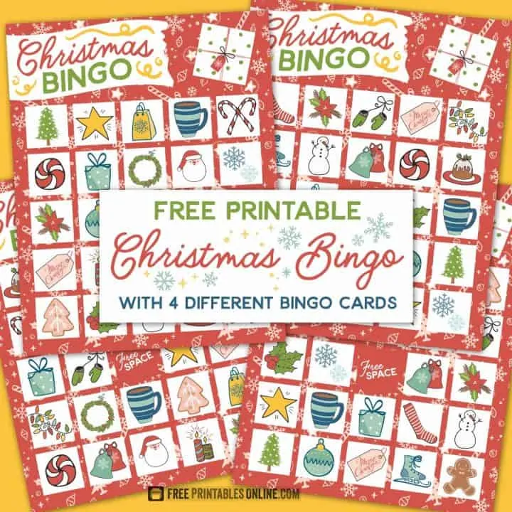 Printable Christmas Bingo Cards - Free Printables Online