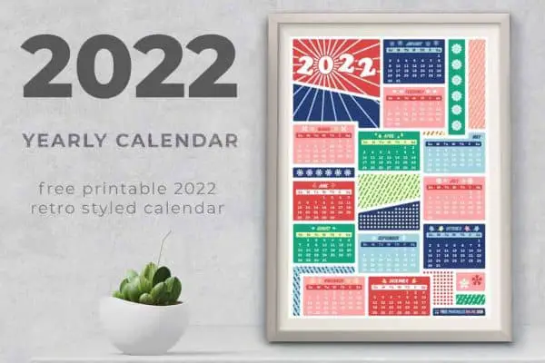 printable 2022 calendar