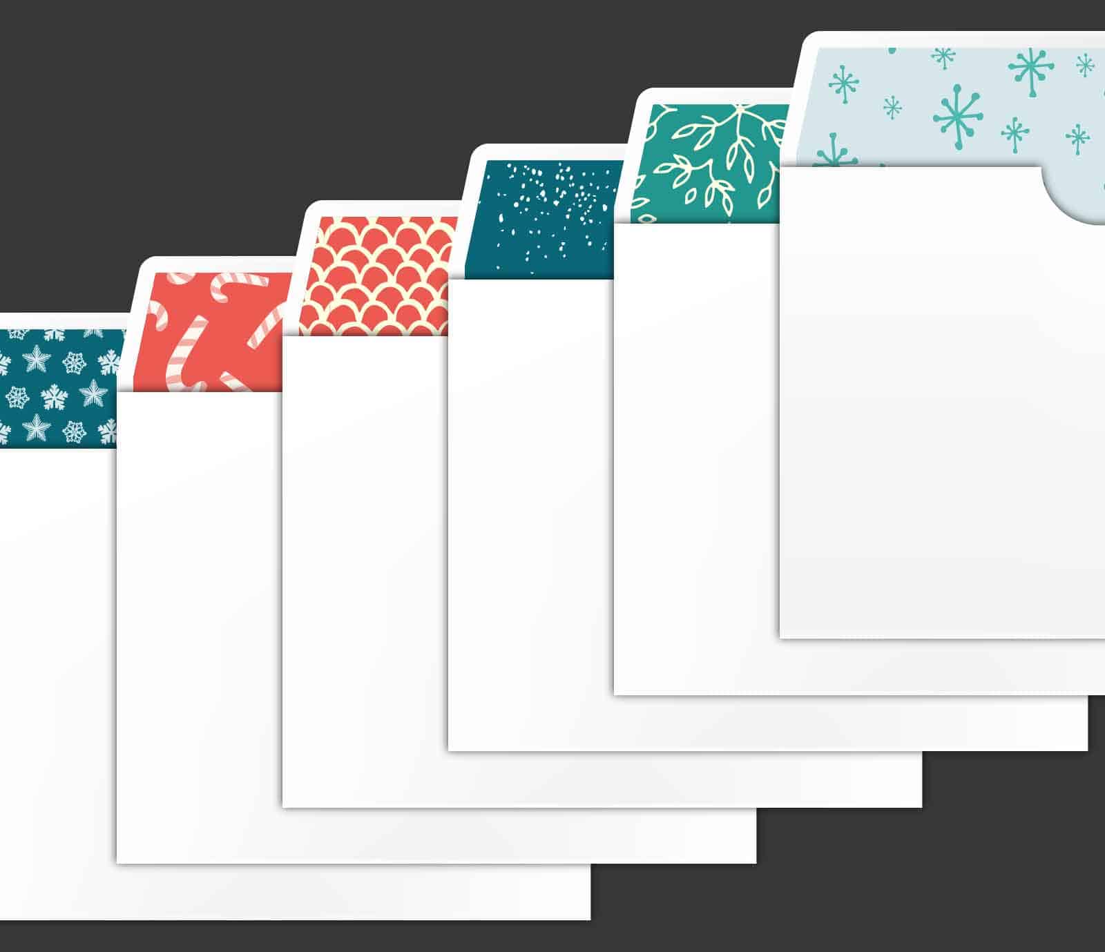 christmas envelope liners free printable a2 envelope template