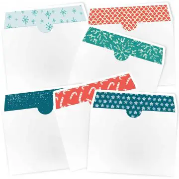 A2 Christmas Envelope Liners