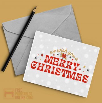 Echo Merry Christmas Card