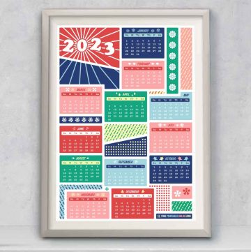 Free printable 2023 calendar (thumbnail image)