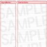Red Recipe Jotter Page
