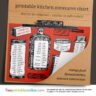 Vintage Kitchen Measurement Conversion Chart