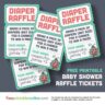 Ladybug Raffle Ticket Template