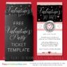 Valentine's Day Party Invitation Template (2018)