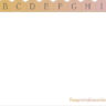 Tabbed Alphabetic Recipe Box Dividers