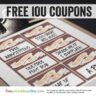 This Entitles You to IOU Coupon