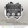 Get Snap Happy Wedding Hashtag Reminder Cards