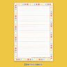 Bold Polka Border Vertical Recipe Cards (3x5)
