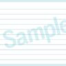 Cute Double Sided 3x5 Recipe Cards