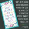 Happy Mother's Day From Your Best-Loved Child Card